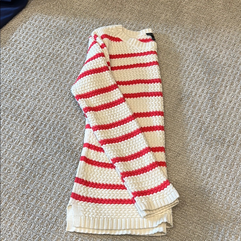 Talbots Pink/White Sweater